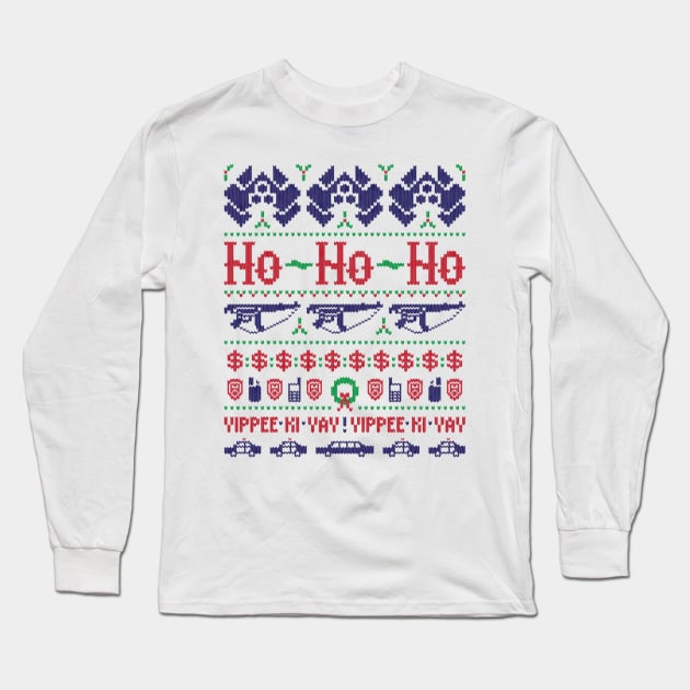 McClane Winter Sweater Long Sleeve T-Shirt by SevenHundred